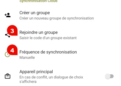 Kalendar - Vue synchronisation utilsateur